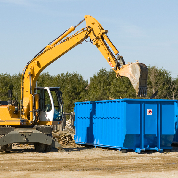 can i choose the location where the residential dumpster will be placed in Arminto